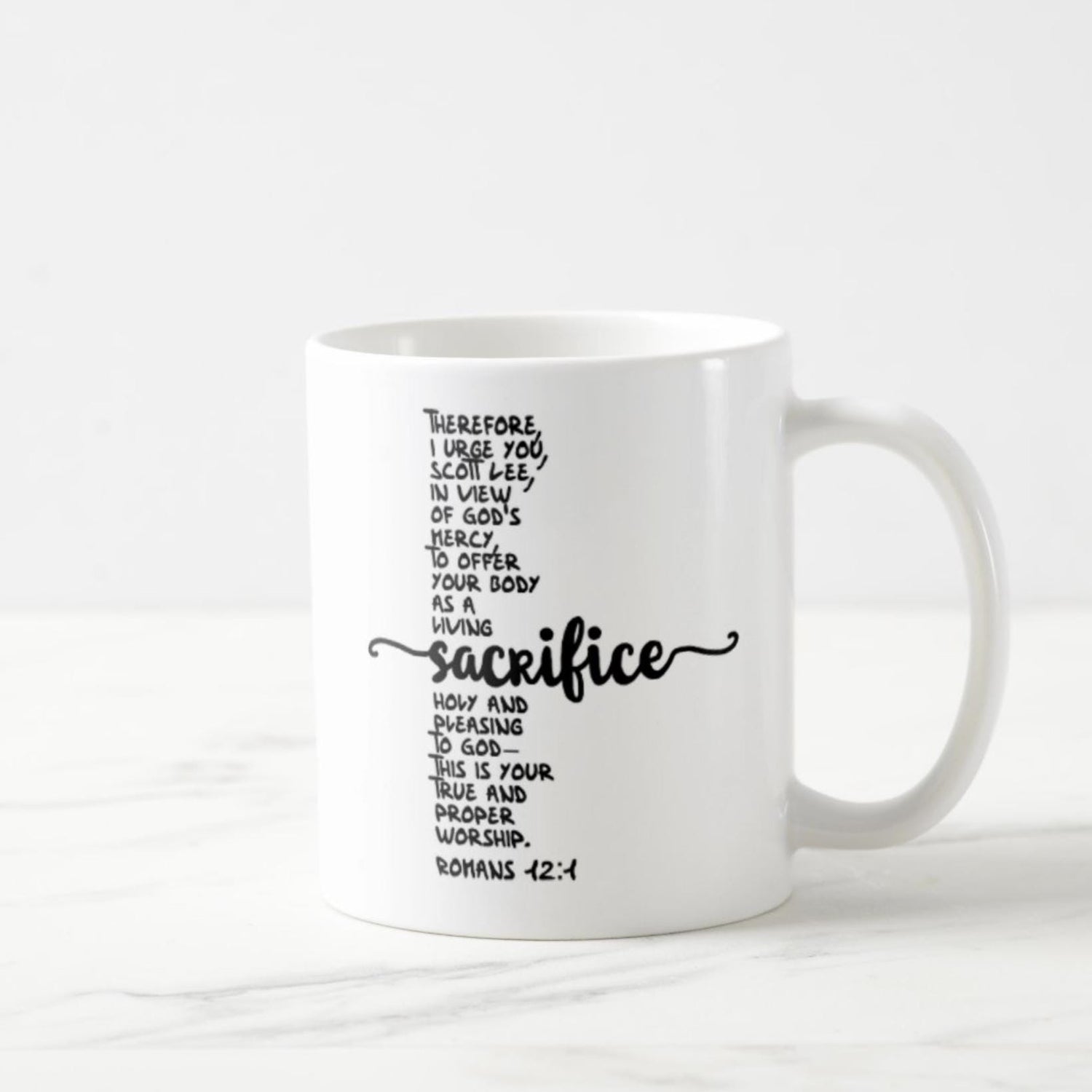 Personalized Scripture Mugs