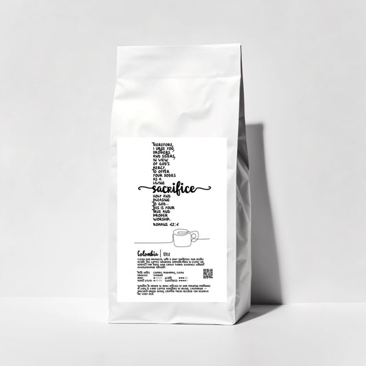 Romans 12:1 Fresh Roasted Whole Bean Coffee (10oz) - This Is Your True And Proper Worship
