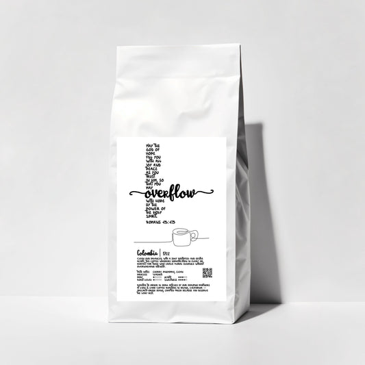 Romans 15:13 Fresh Roasted Whole Bean Coffee (10oz) - You May Overflow With Hope
