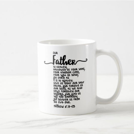 Matthew 6:9-13 Coffee Mug (11oz) - Lord's Prayer