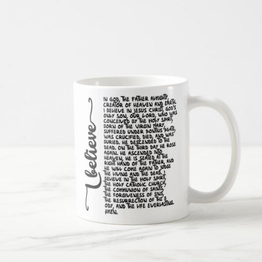 The Apostles’ Creed Coffee Mug - I Believe In God The Father Almighty