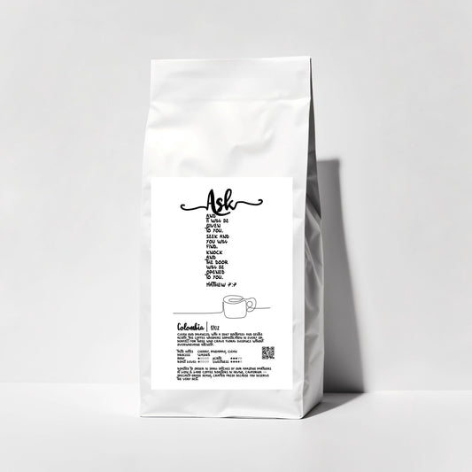 Matthew 7:7 Fresh Roasted Whole Bean Coffee (10oz) - Ask And It Will Be Given To You