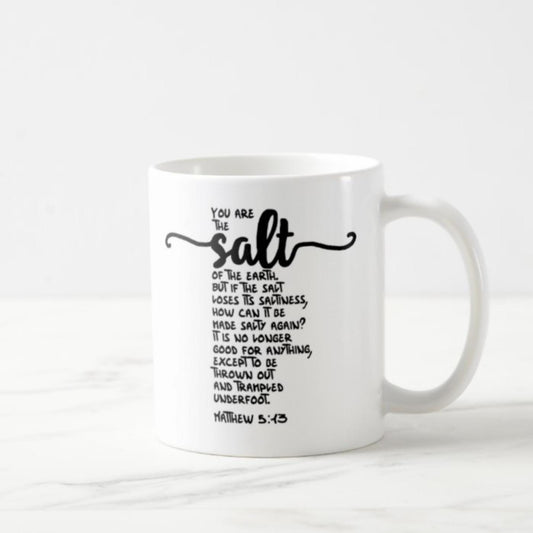 Matthew 5:13 Coffee Mug (11oz) - You Are The Salt Of The Earth