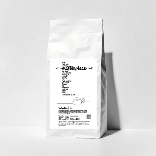 Ephesians 2:10 Fresh Roasted Whole Bean Coffee (10oz) - For We Are God’s Masterpiece