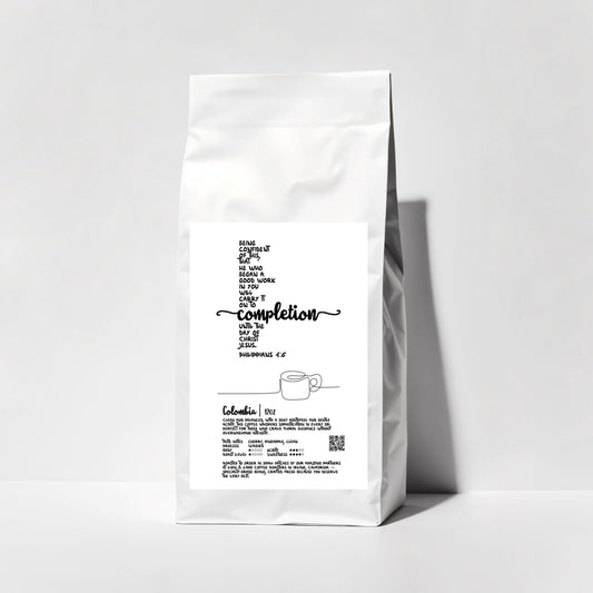 Philippians 1:6 Fresh Roasted Whole Bean Coffee (10oz) - He Who Began A Good Work In You Will Carry It On To Completion