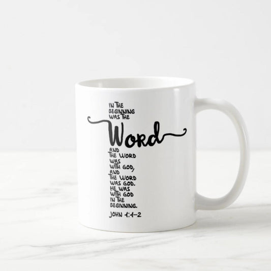 John 1:1–2 Coffee Mug (11oz) - In The Beginning Was The Word