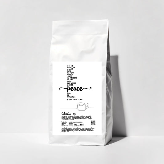 Colossians 3:15 Fresh Roasted Whole Bean Coffee (10oz) - Let The Peace Of Christ Rule In Your Hearts