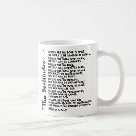 Matthew 5:3-10 Coffee Mug (11oz) - The Beatitudes